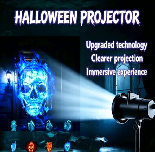 ✨DLJ- Cepin✨🎃Turn Your Home Into a Haunted Halloween Wonderland | 10 Unique HD Projection Patterns, 32FT Ultra-Large Display