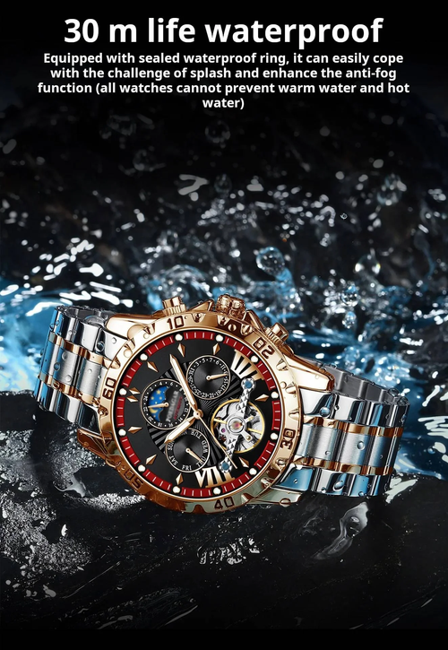 ✨DLJ-CePin✨⌚💧Swiss Brand New Waterproof Automatic Mechanical Watches