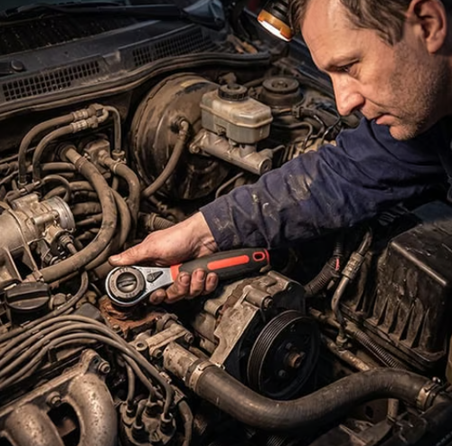 ✨DLJ-CePin✨🔧Adjustable multi-functional 6-22MM ratchet adjustable opening wrench