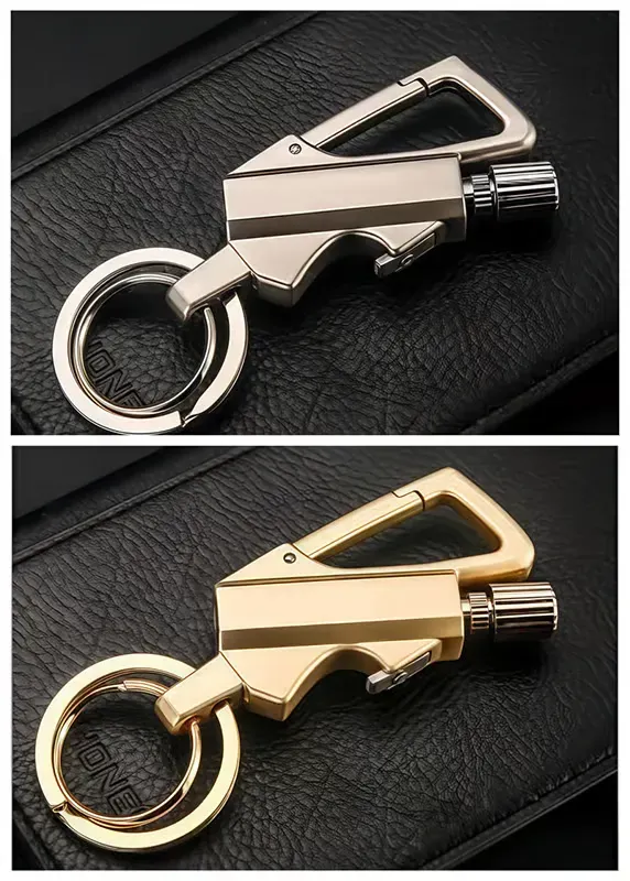 ✨DLJ-CePin✨Permanent Match Infinity Lighter with Multitool Keychain Bottle Opener