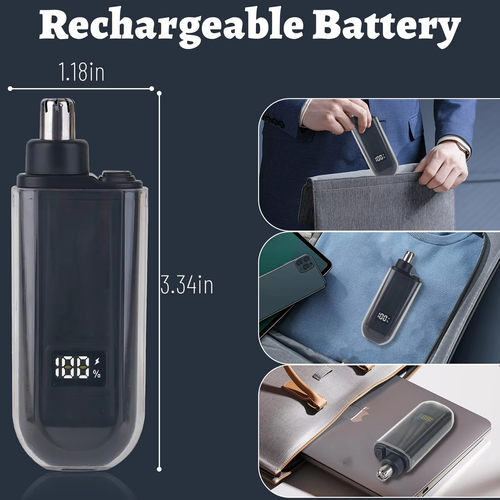 ✨DLJ-CePin✨Electric Nose Hair Trimmer Clipper Mini Portable