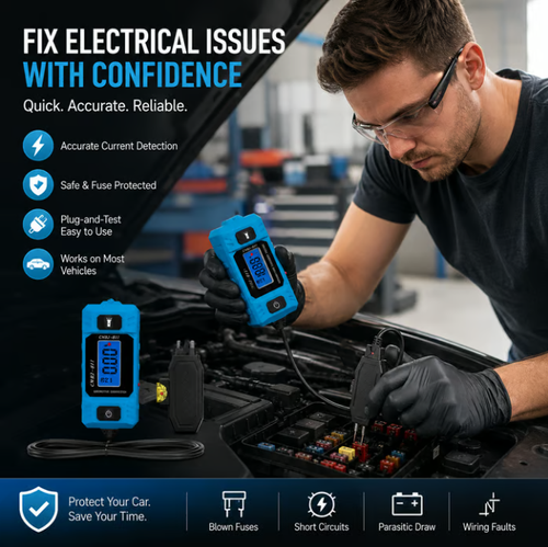✨DLJ-CePin✨🚗 Automotive Fuse Current Tester