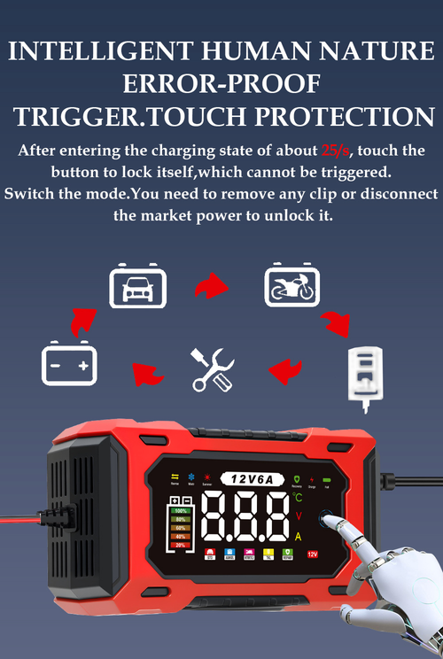 ✨DLJ-CePin✨12V & 24V Smart Battery Charger