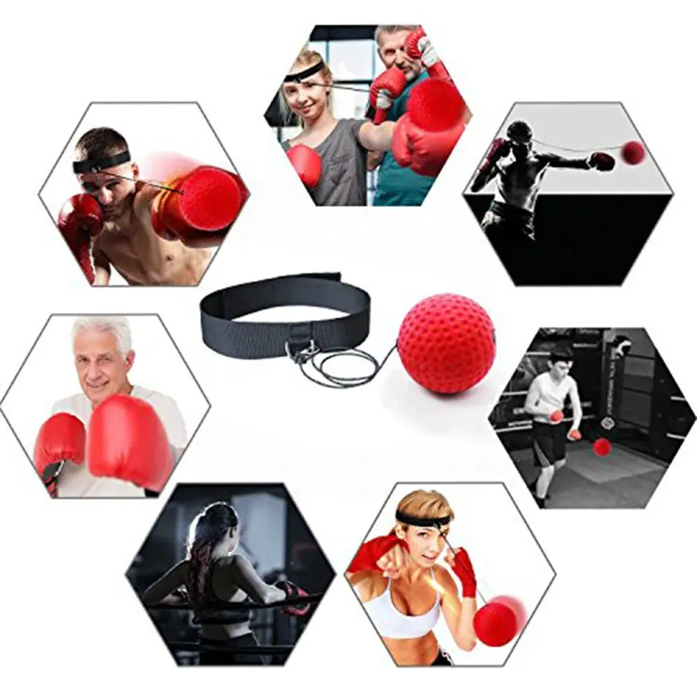 ✨DLJ✨Head-mounted boxing reaction ball
