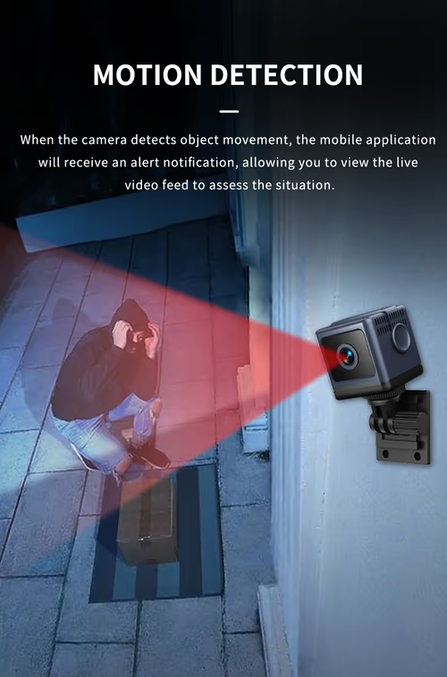 ✨DLJ- Cepin✨Smart WiFi Security Camera – 1080P HD, Night Vision, Motion Detection, Low Power