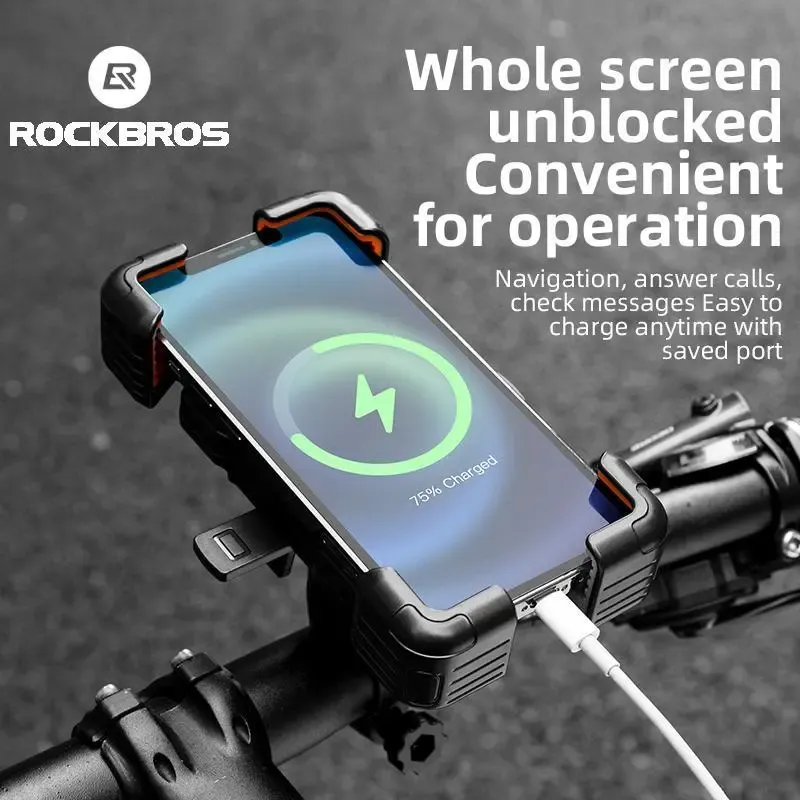 🔥ZZP-CEPIN🔥Bike Phone Holder Mount, for 4.5''-7.1'' Phones, Quick Release Bike Phone Mount Handlebar Clamp, 360° Rotatable Bike Phone Holder