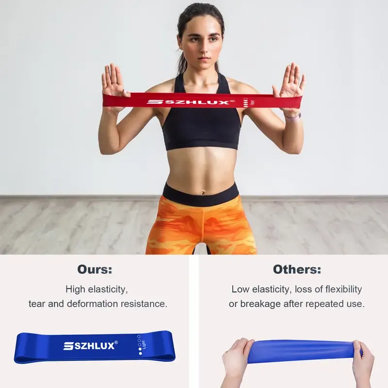 🔥ZZP-cepin🔥Resistance Bands for Working Out, Elastic Exercice Loop Bands for Physical Therapy, Yoga Starter Set of Stretch Bands for Booty Legs, Pilates Flexbands