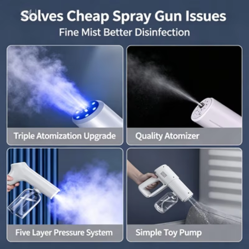 ✨DLJ-Cepin✨Blue Light Nano Disinfection Rechargeable Hair Hair Sprayer