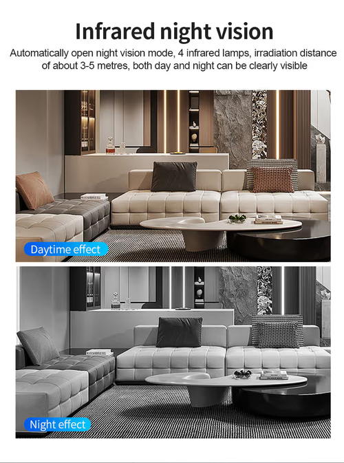 ✨DLJ- Cepin✨Smart WiFi Security Camera – 1080P HD, Night Vision, Motion Detection, Low Power