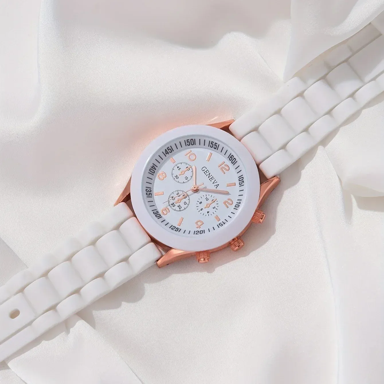 ✨DLJ✨2PCS Set Luxury Watch Women Ring Necklace