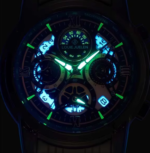 ✨DLJ-Cepin✨Fashion Hollow Business Men's Multifunctional Quartz Watch