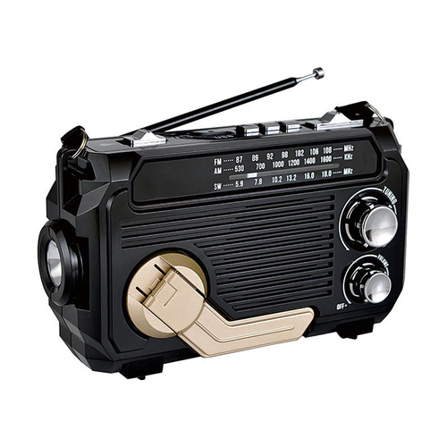 ✨DLJ-CePin✨Portable Radio with Solar and Hand-Crank Power Generation