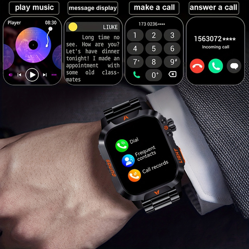 ✨DLJ- Cepin✨New Smartwatch with Bluetooth Heart Rate, Blood Pressure, and Body Temperature Monitoring