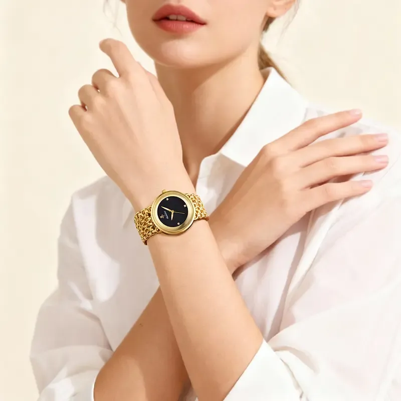 🔥ZZP-CEPIN🔥Luxurious Round Bangle Watch — Stylish Women's Watch