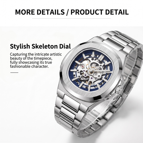 ✨DLJ-CePin✨Men's Double-Sided Openwork Luminous Watch