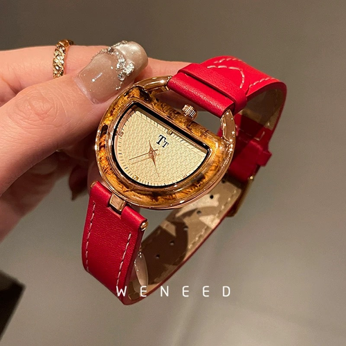 ✨DLJ-CePin✨Women's Leather Strap Watch