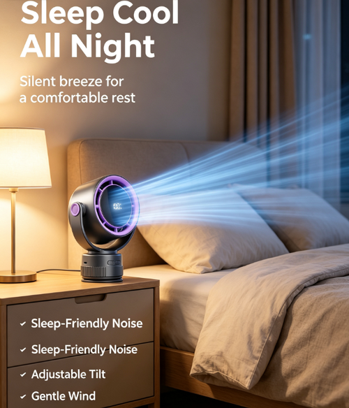 ✨DLJ-CePin✨Vacuum Suction Wall Mount Fan