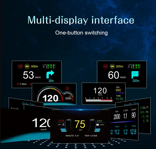 🔥ZZP🔥DRIVE -THE BEST HEAD-UP DISPLAY FOR ANY CAR