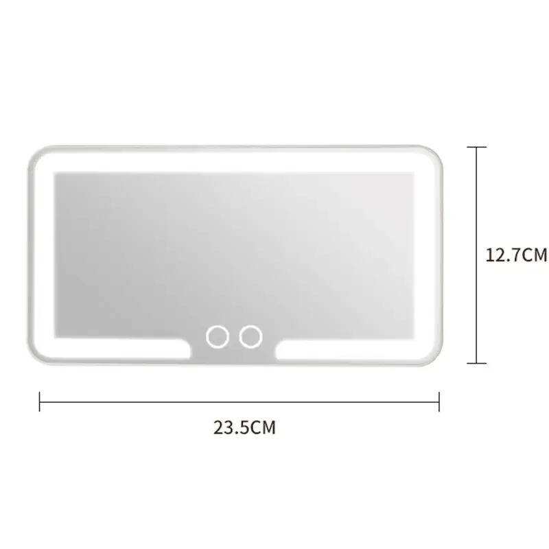 🔥ZZP-CEPIN🔥Car Sun Visor Makeup Mirror, LED Touch Screen Adjustable Brightness Auto Interior Makeup HD Mirror