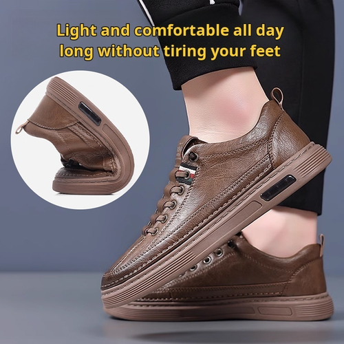 Super soft and durable men's leather shoes