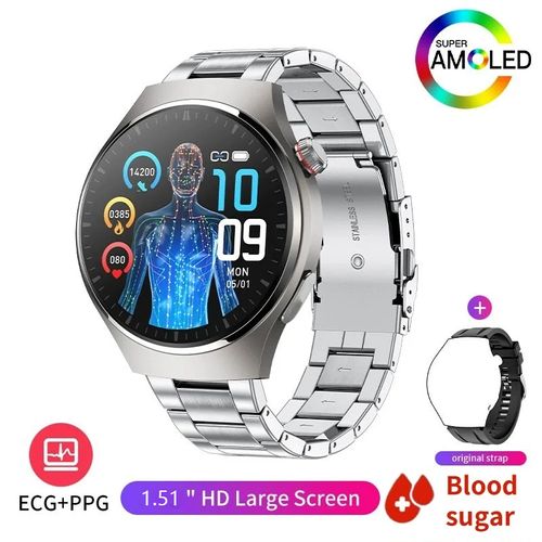 2025 New Laser ECG PPG Heart Rate Health Tracker Smart Watch