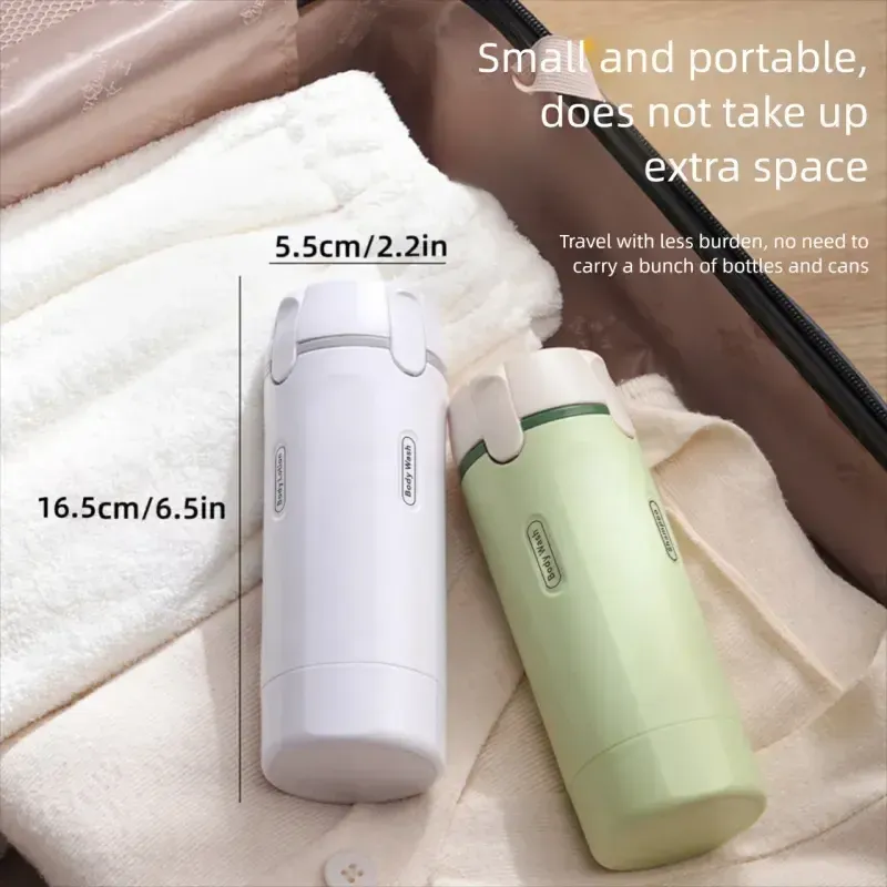 🔥ZZP-CEPIN🔥4-in-1 Portable Cosmetic Shampoo Dispenser Storage Bottle