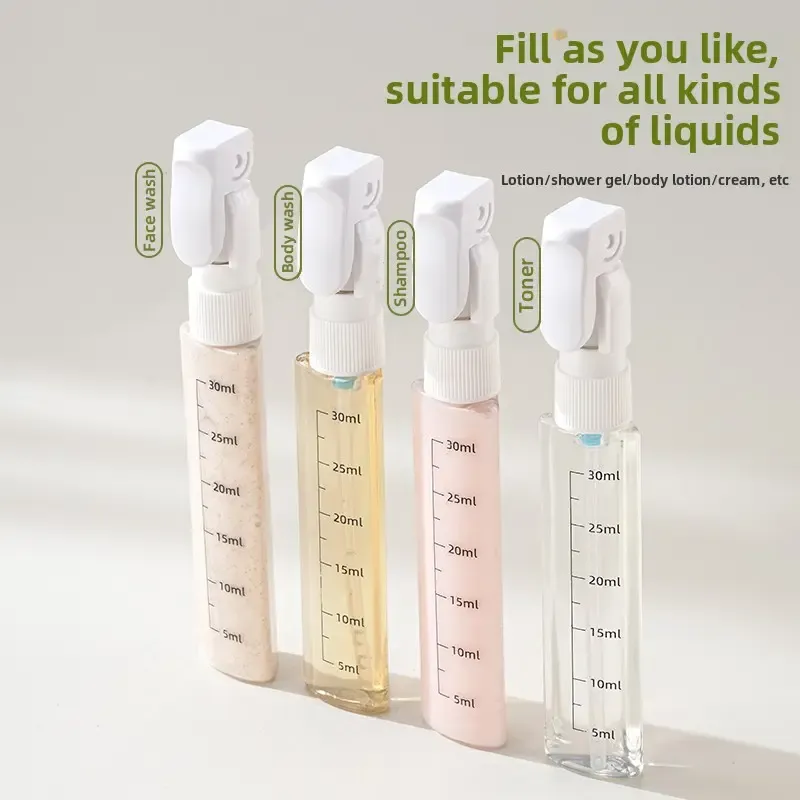 🔥ZZP-CEPIN🔥4-in-1 Portable Cosmetic Shampoo Dispenser Storage Bottle