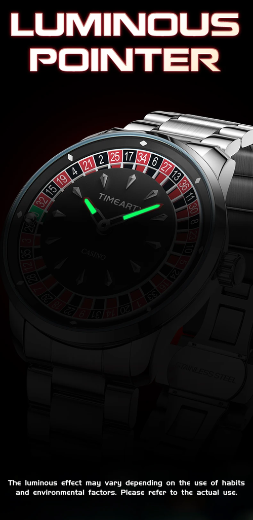 ✨DLJ-CePin✨Silver-tone steel-banded mechanical watch