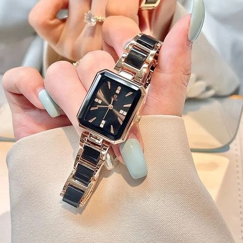Fashion rectangular quartz watches for women