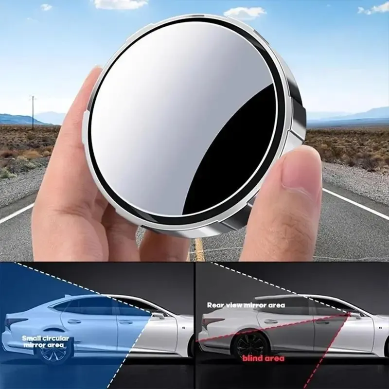 🔥ZZP-CEPIN🔥2Counts Safety driving mirror,Car Blind Spot Mirror, Wide Angle Mirror for Car Rearview Mirror,360-Degree Reversing Mirror