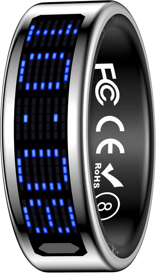 ✨DLJ-CePin✨Call ID Reminder Smart Ring Heart Rate Blood Waterproof Health Multi Sports Ring 2026