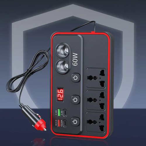 ✨DLJ-CePin✨Multifunctional Car Charger with AC Outlets & USB
