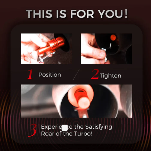 ✨DLJ-CePin✨Turbo Sound Exhaust Muffler Whistle