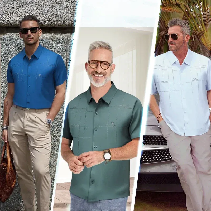 Men's Ice Silk Business Shirt