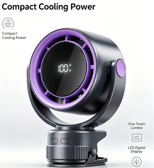 ✨DLJ-CePin✨Vacuum Suction Wall Mount Fan