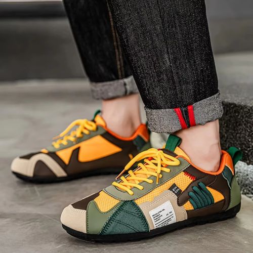 Men's Patchwork Street Sneakers