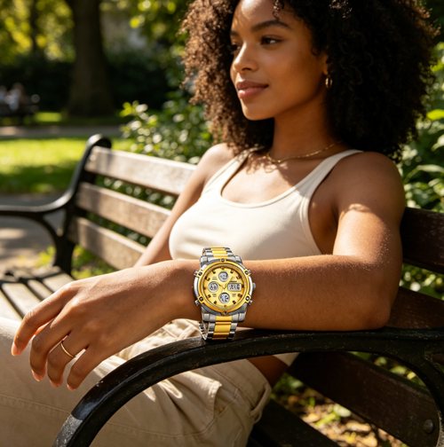 ✨DLJ-CePin✨Multifunctional Fashion Watch with Dual Displays