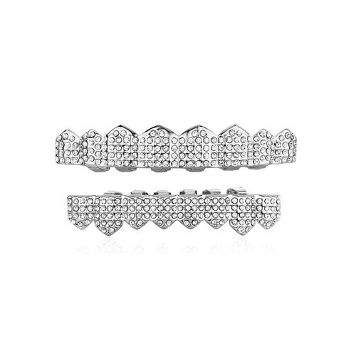🔥zzp-CEPIN🔥-Hip-Hop Gold-Plated Diamond Grillz