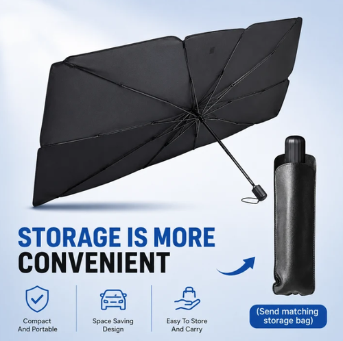 ✨DLJ✨Upgraded Car Windshield Sun Shade Umbrella☂️