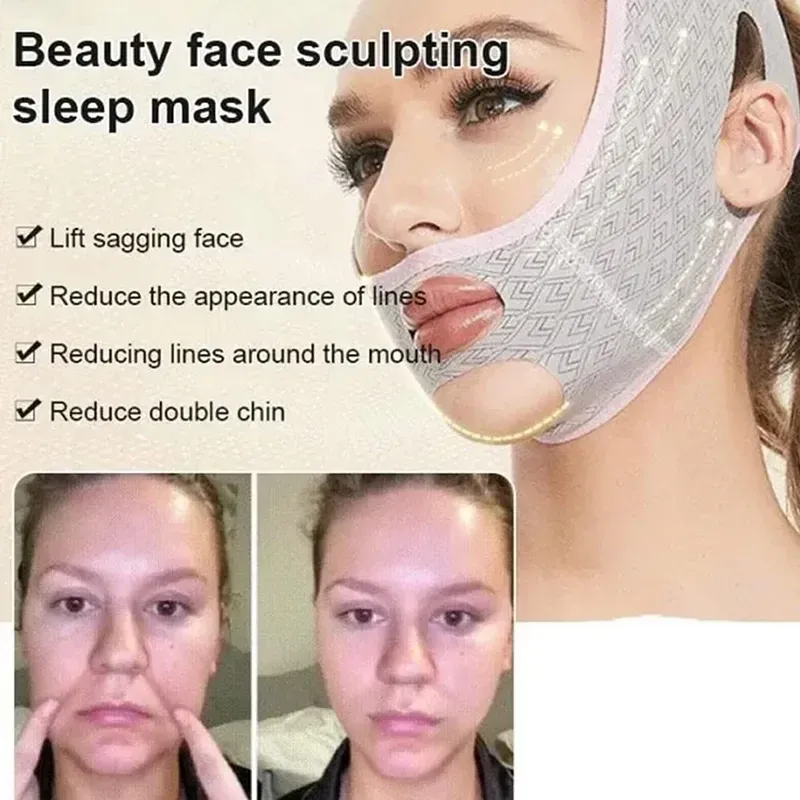 ✨DLJ✨Face Lift V Shaper Mask Facial Slimming Bandage