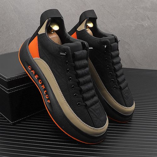 Men's casual workwear slip-on sports thick-soled trendy shoes