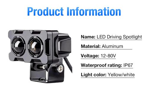 Unstoppable Power LED Driving Spotlight - Durable Weatherproof