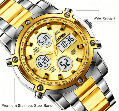 ✨DLJ-CePin✨Multifunctional Fashion Watch with Dual Displays