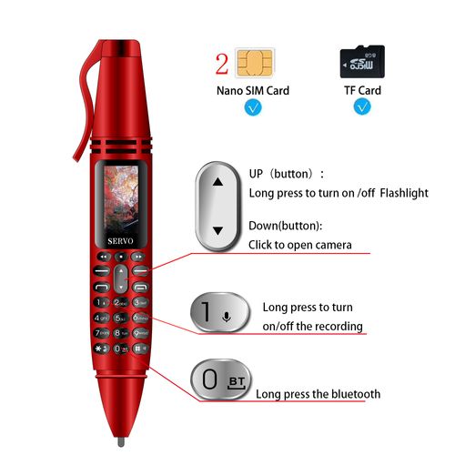 Multifunctional pen-type mobile phone