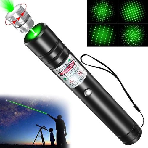 Green single-point laser light