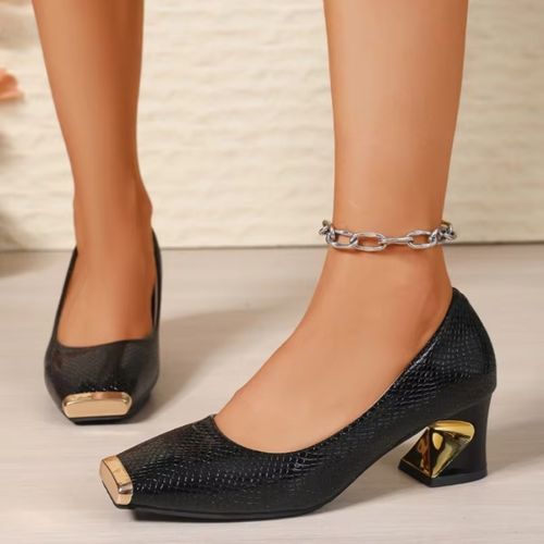 Stylish French-style high-heeled elegant women's shoes