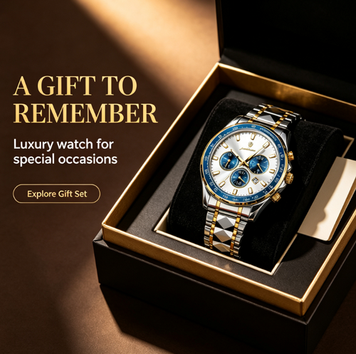 ✨DLJ- Cepin✨New Multifunctional Waterproof Luminous Quartz Watch