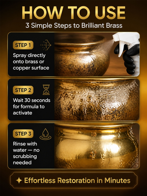 ✨DLJ-CePin✨Instant Brass Tarnish Remover Spray