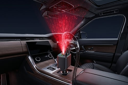 ✨DLJ-CePin✨Retractable 7-in-1 Car Charger