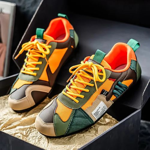 Men's Patchwork Street Sneakers
